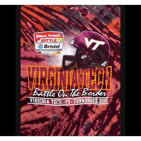 Virginia Tech Hokies Battle on the Border 2016 Tie-Dye Tee - Picture 3 of 4
